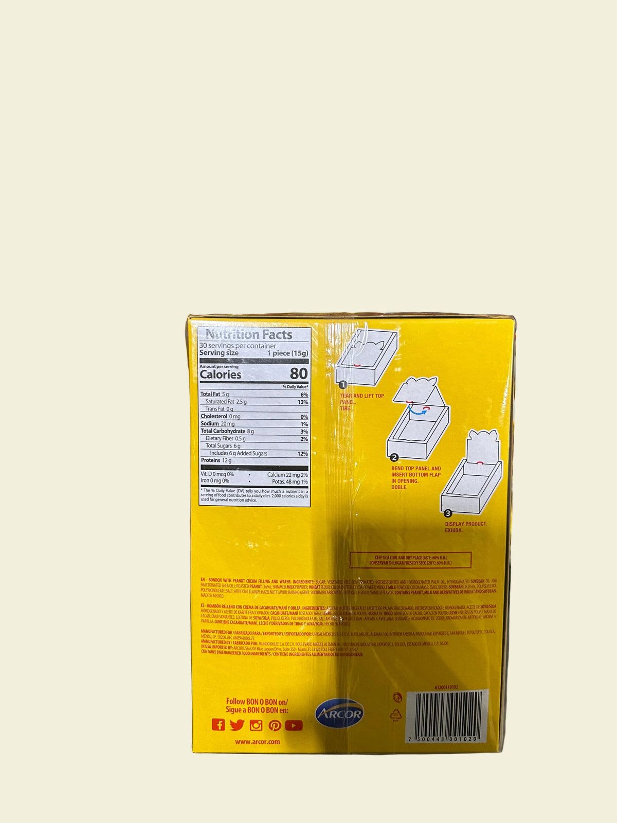 BonObons with Wafer – Chocolate, Peanut Cream, or White Chocolate Filling | 30 Units