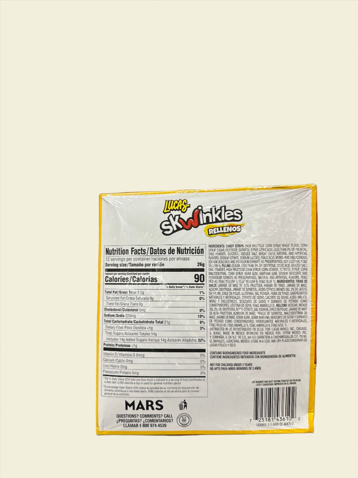 LUCAS SKWINKLES RELLENOS