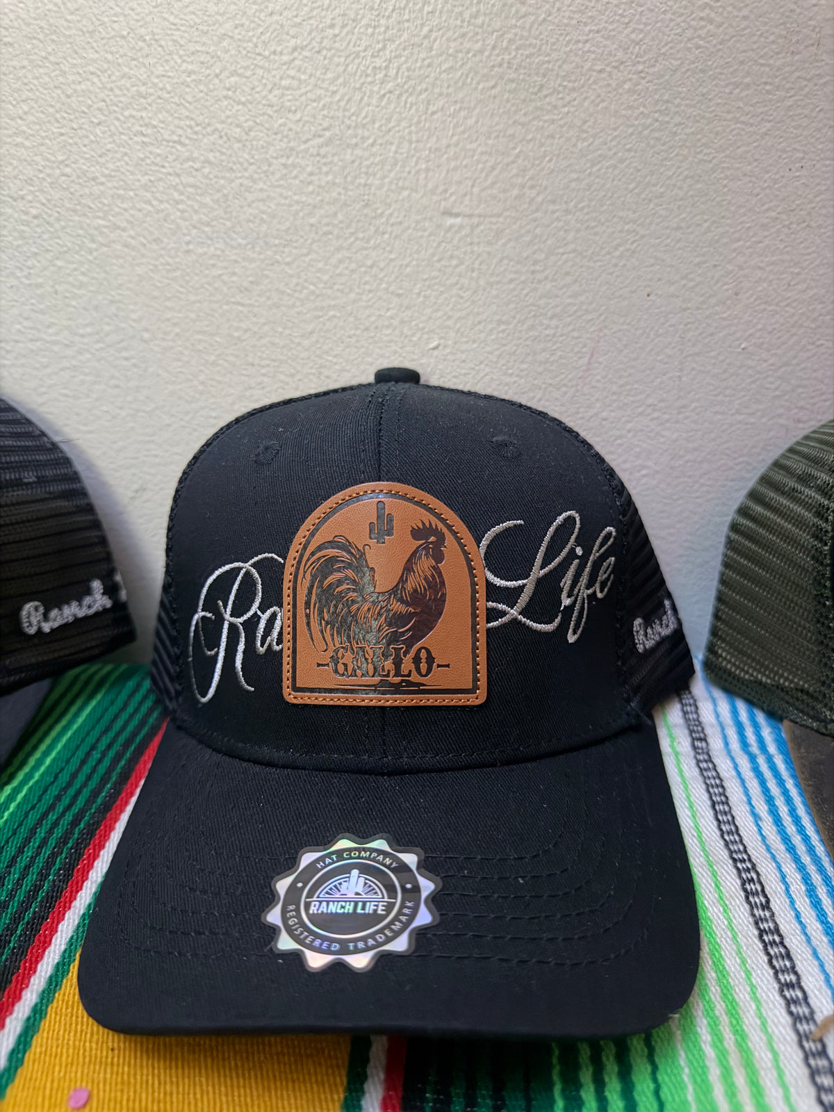 Suede Brim Ranch Life Trucker Hats – Gallo, Caballo & Western Style Caps | Don Dulce Dulcería