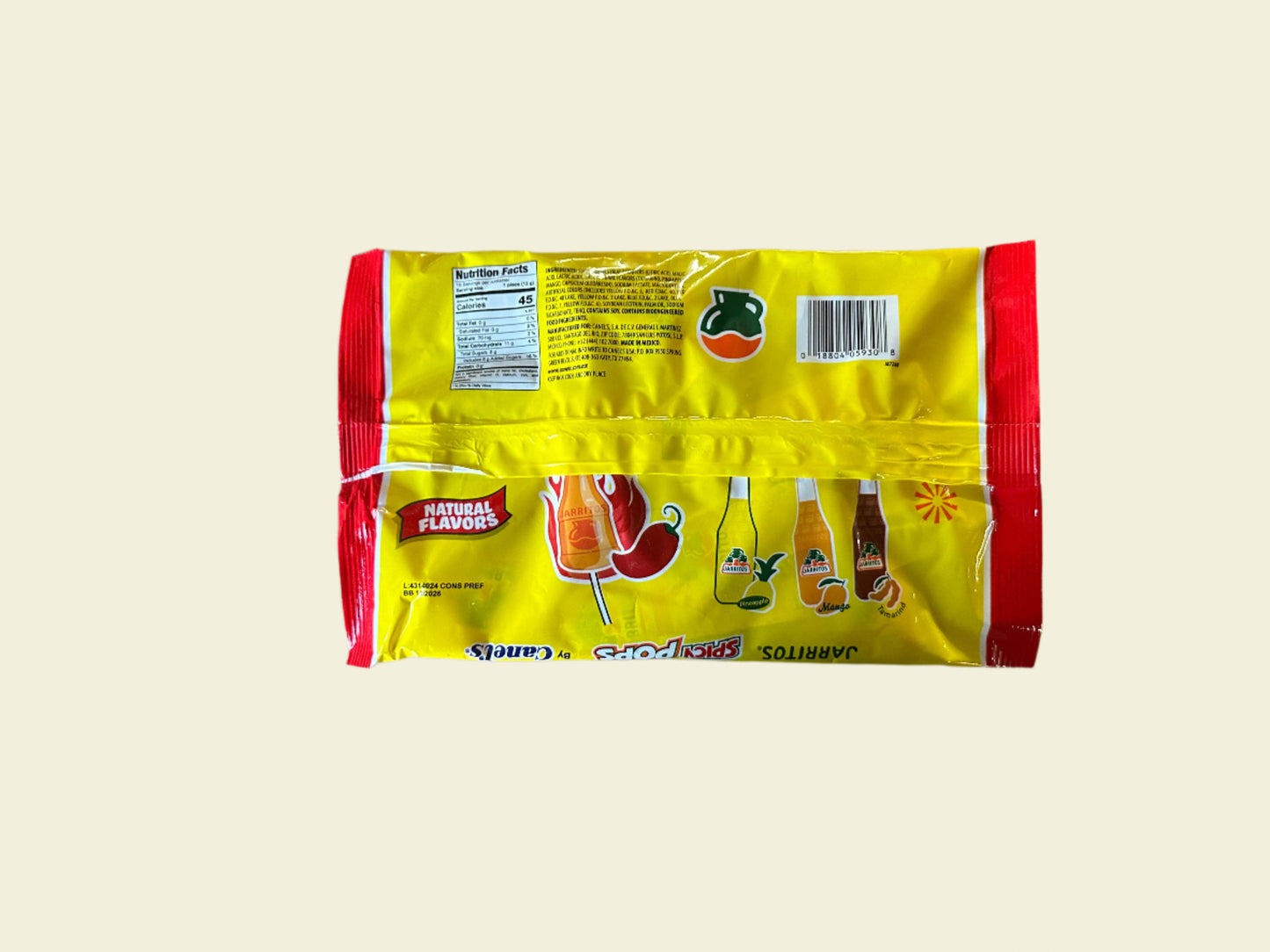 JARRITO LOLIPOPS POPS, SPICY POPS