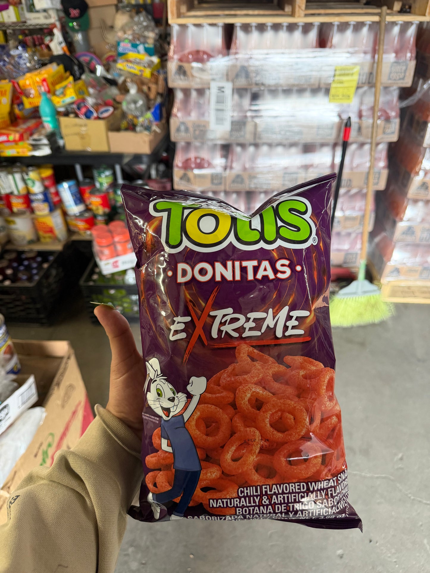 Totis Donitas Extreme Chili Lime Wheat Snacks | Spicy Mexican Chips | Don Dulce Dulcería & Canasta Market