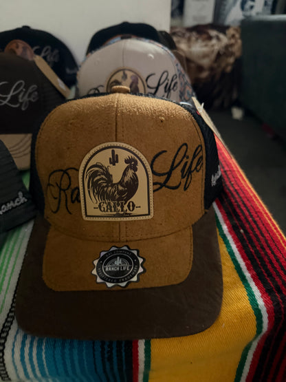 Suede Brim Ranch Life Trucker Hats – Gallo, Caballo & Western Style Caps | Don Dulce Dulcería