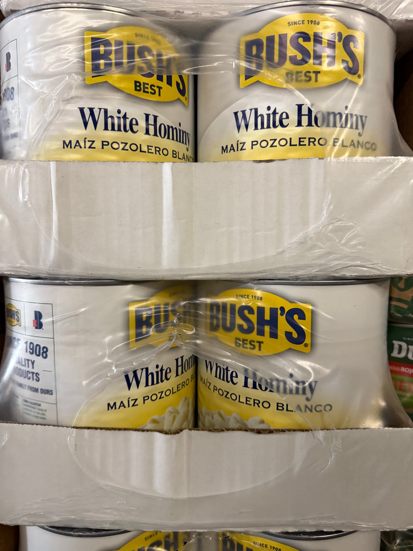 BUSH’S BEST White Hominy (Maíz Pozolero Blanco)