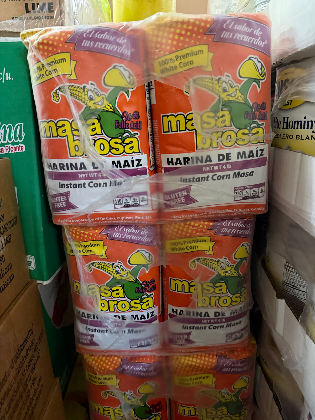 Masabrosa Corn Flour 4.4 lb (10 Pack) – Premium Masa for Tortillas, Tamales & Pupusas