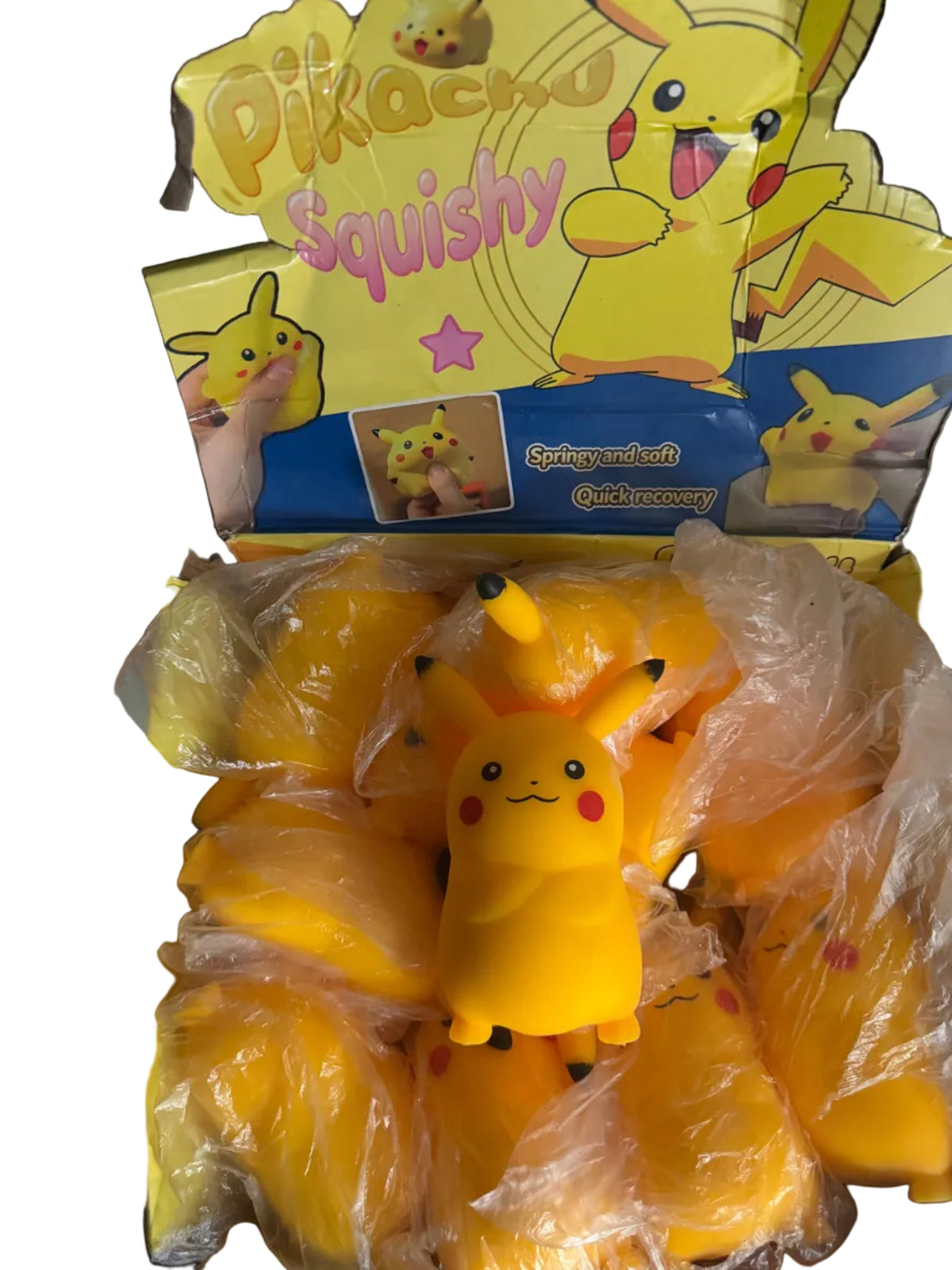 Pikachu Squishy Toy – Soft, Springy & Quick Recovery Stress Relief Fidget