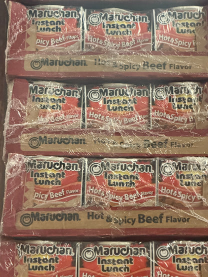 Maruchan Instant Noodle Cups – Beef, Chicken, Shrimp, Hot & Spicy, Lime & More