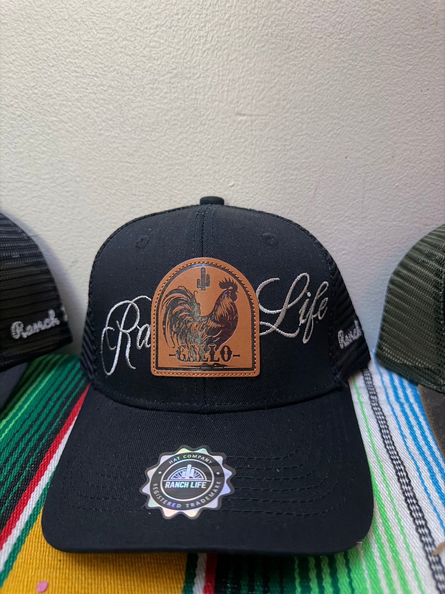 Suede Brim Ranch Life Trucker Hats – Gallo, Caballo & Western Style Caps | Don Dulce Dulcería