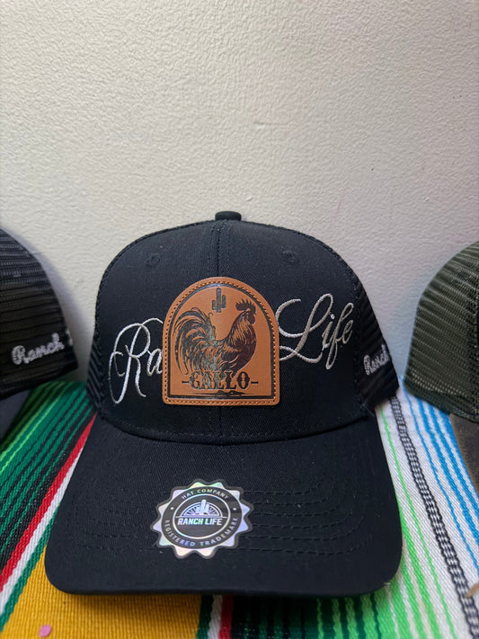 Suede Brim Ranch Life Trucker Hats – Gallo, Caballo & Western Style Caps | Don Dulce Dulcería