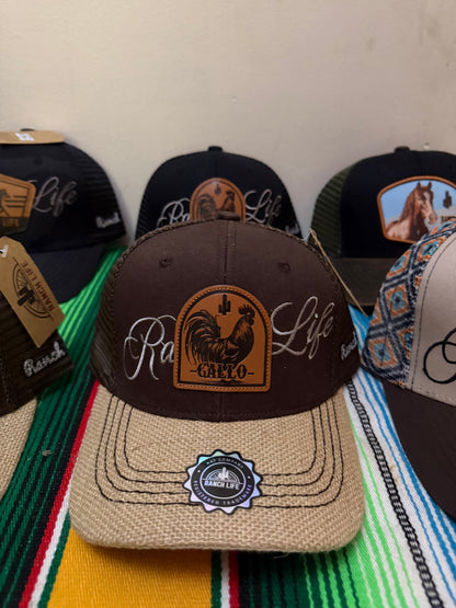 Suede Brim Ranch Life Trucker Hats – Gallo, Caballo & Western Style Caps | Don Dulce Dulcería