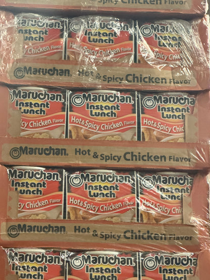 Maruchan Instant Noodle Cups – Beef, Chicken, Shrimp, Hot & Spicy, Lime & More