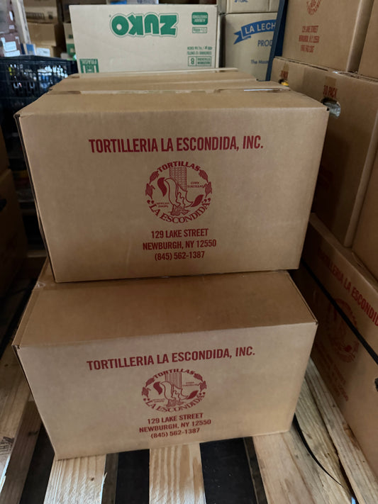 Escondida Taquera 5-Inch Corn Tortillas – 24 Pack Case | Street Taco Tortillas