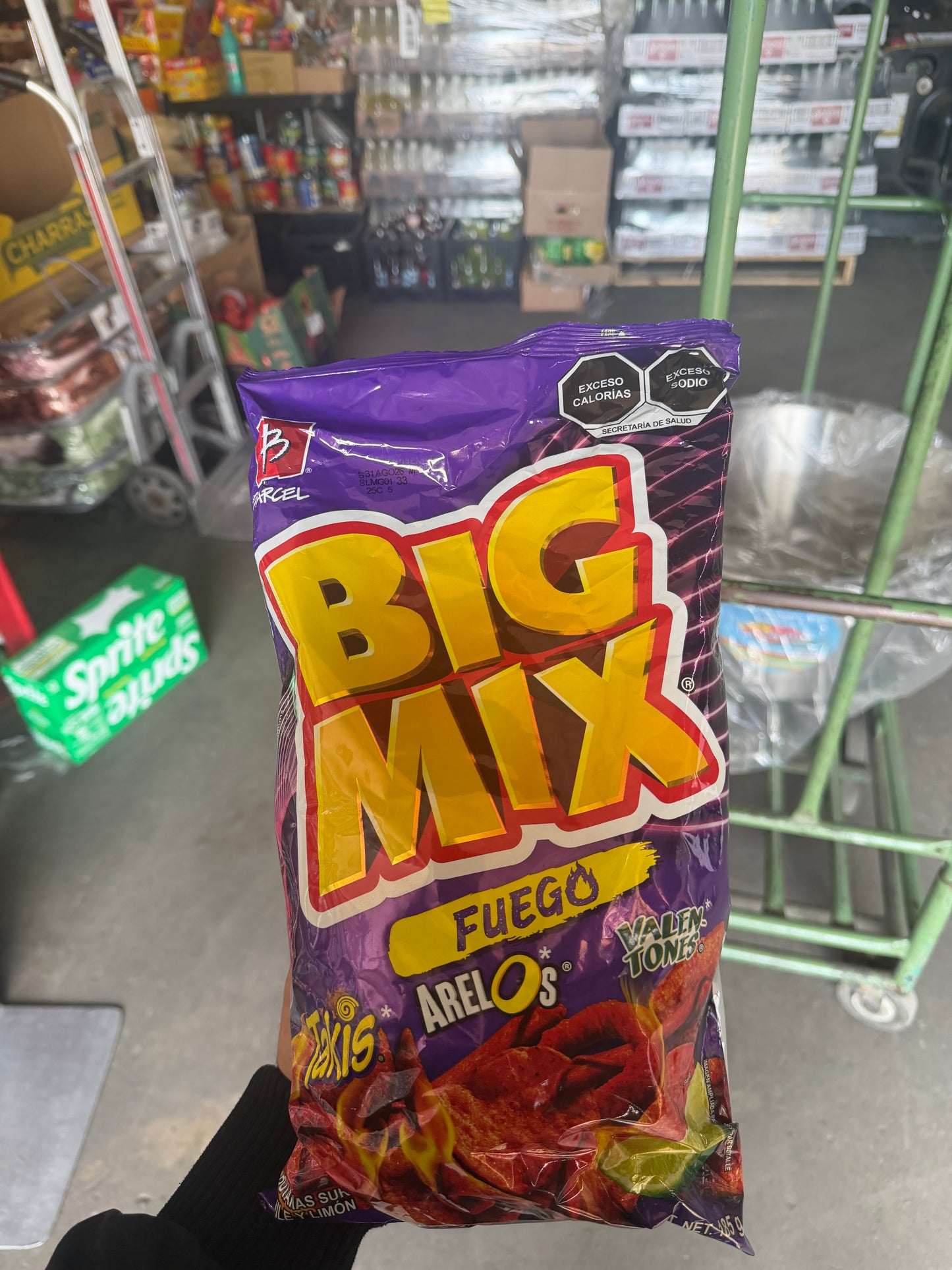 Barcel BIG MIX Queso & Barcel BIG MIX Flamin’ Hot Mexican Chips – Crunchy Spicy Snack Mix