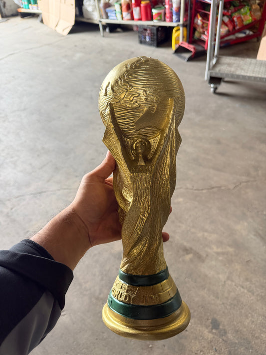 2026 World Cup Trophy Piggy Bank | Soccer Trophy Coin Bank | Gold FIFA Style Savings Bank