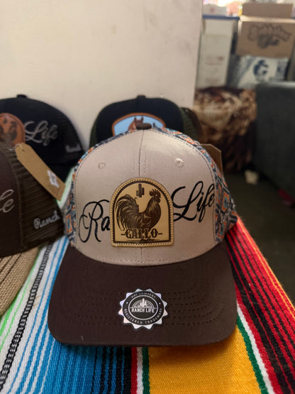 Suede Brim Ranch Life Trucker Hats – Gallo, Caballo & Western Style Caps | Don Dulce Dulcería