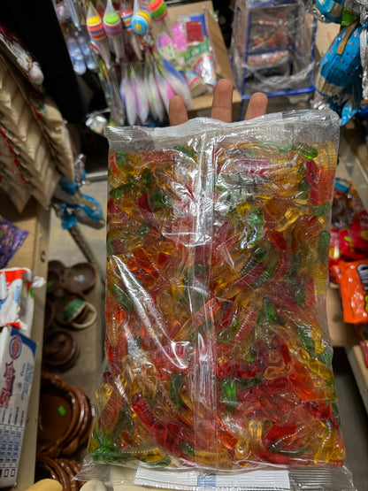 Jovy Gummy Worms Candy 5 lb Bulk Bag | Don Dulce Dulcería