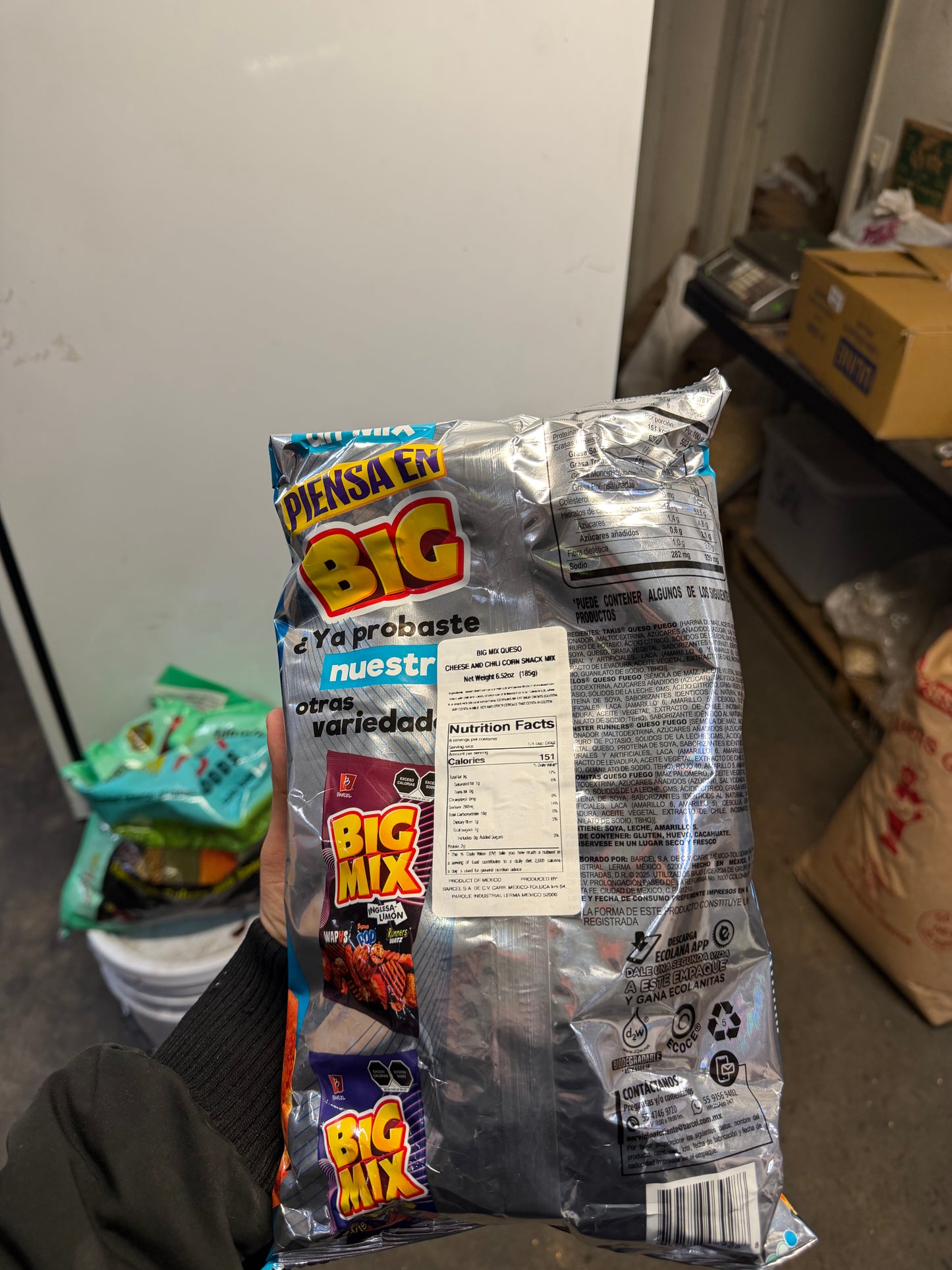 Barcel BIG MIX Queso & Barcel BIG MIX Flamin’ Hot Mexican Chips – Crunchy Spicy Snack Mix