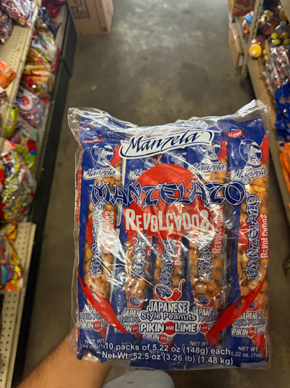 Manzela Manzelazo Revolcado Pikin & Lime Japanese Style Peanuts